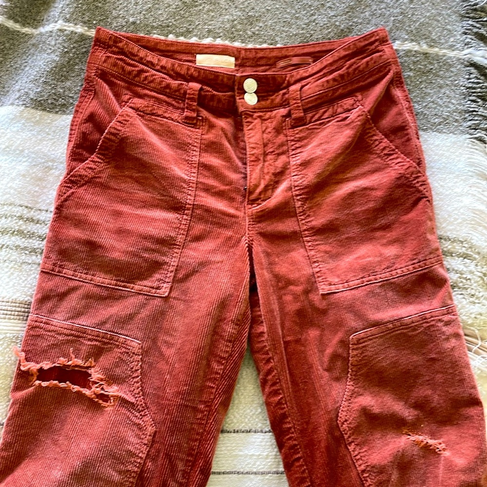 Anthropologie Pilcro corduroy pants size 26 women
